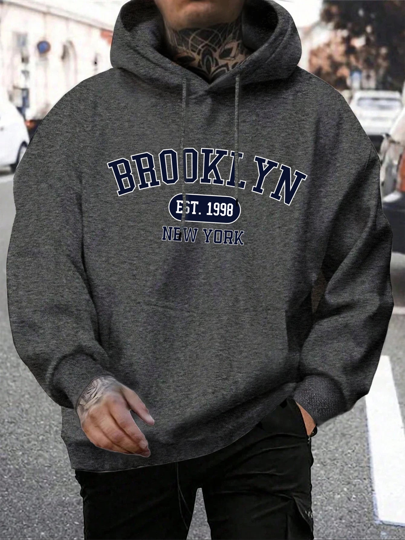 Brooklyn Est 1998 New York Mens Hoodie