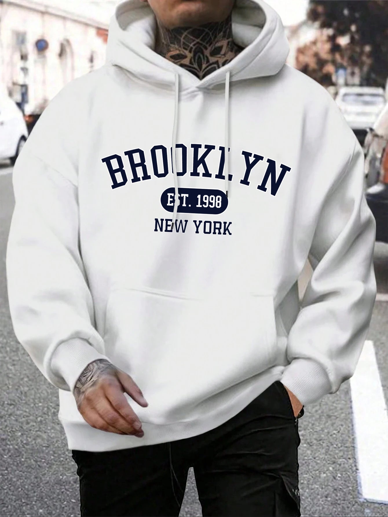 Brooklyn Est 1998 New York Mens Hoodie