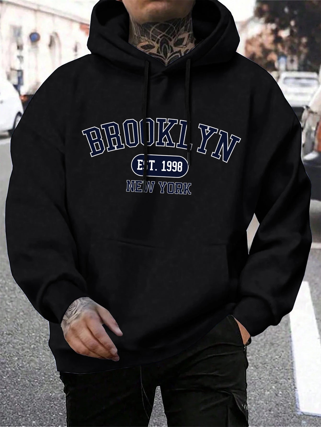 Brooklyn Est 1998 New York Mens Hoodie