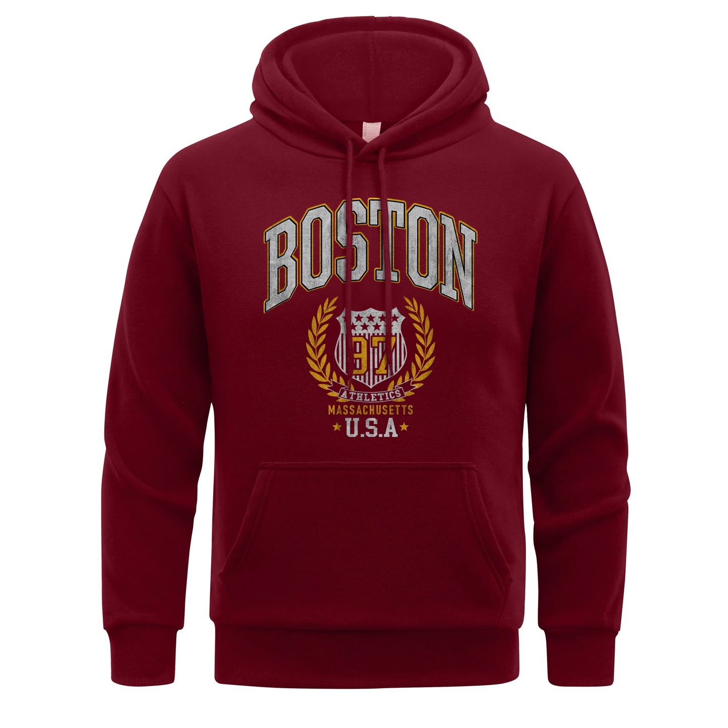 America Boston 97 City Letter Man Hoodie